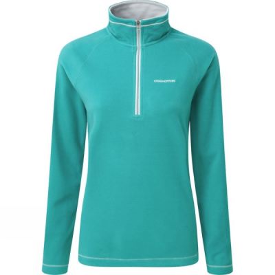 Fleece Craghoppers Seline Half zip Mujer Turquesa - Chile QFK130942